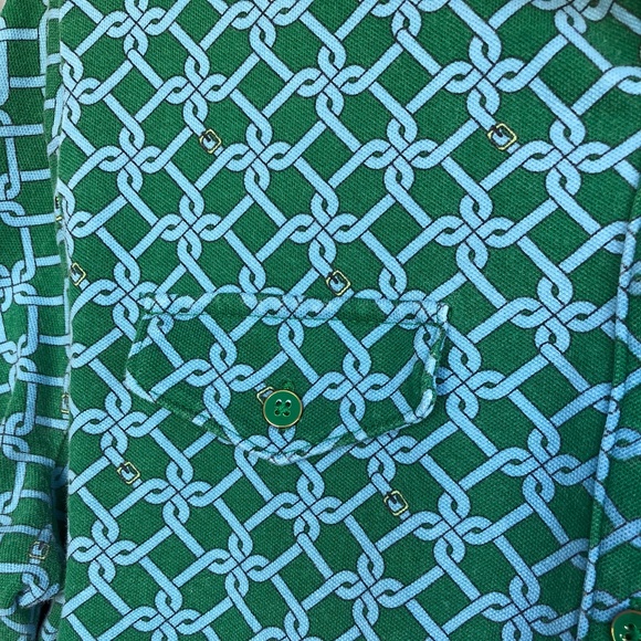 Talbots Long Sleeve Polo Top w/Classy Details - Picture 4 of 5